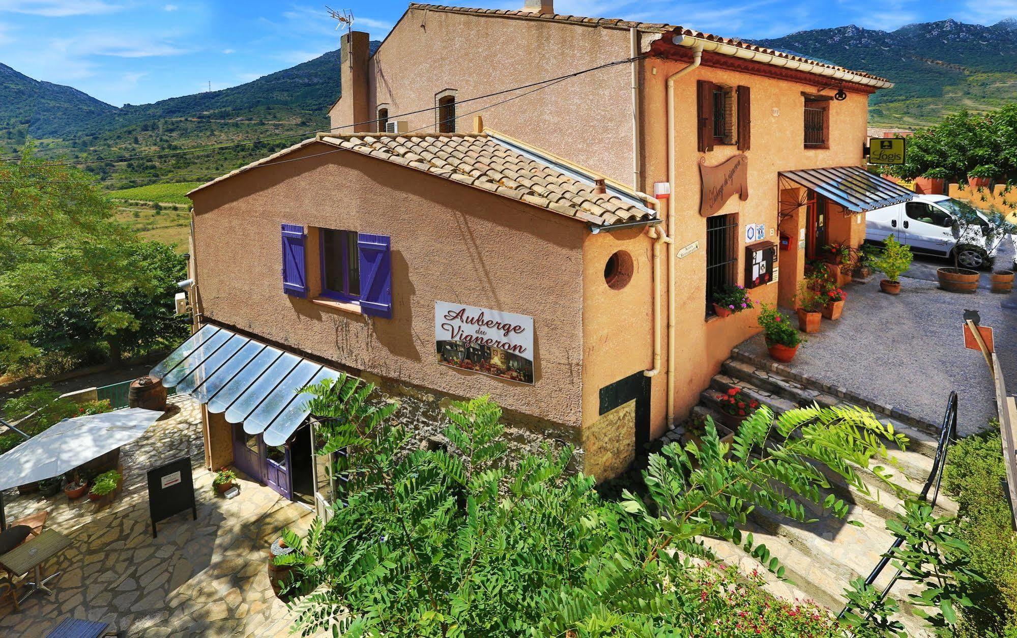 Logis Auberge Du Vigneron Cucugnan Exterior foto